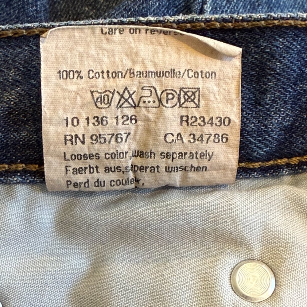 Mavi Jean Y2K 136 Molly Flare Low Rise Zip Fly Rigid Boho Medium Wash Size 29 - Picture 13 of 13